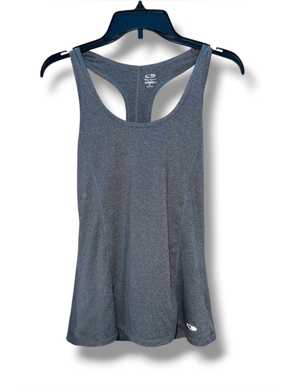 Champion Women’s DuoDry+ Dark Gray Racerback Athletic Tank, size S